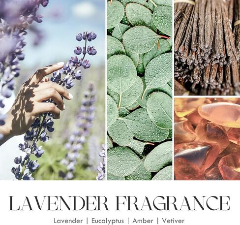 AOOVOO Lavender Aromatherapy Candle, Get Well Soon Gift for Women, Soy Wax Candle, 9 oz, 50 Hours Burn Time in Saudi Arabia