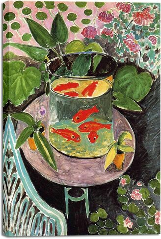 Wieco Art Canvas Wall Art Goldfish بواسطة Henri Matisse Colorism جمالية مجردة قماش يطبع لديكور الحائط وديكورات المكاتب المنزلية in Saudi Arabia