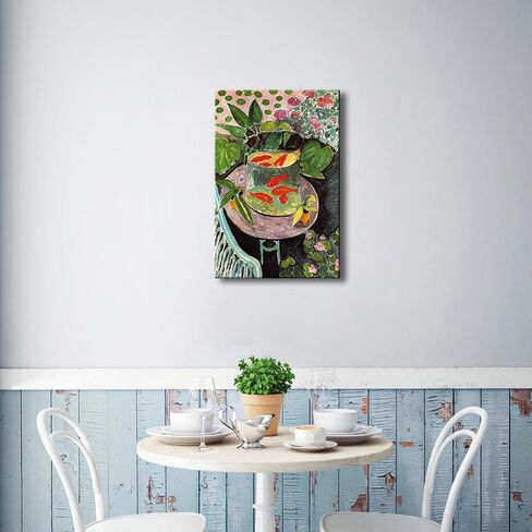 Wieco Art Canvas Wall Art Goldfish بواسطة Henri Matisse Colorism جمالية مجردة قماش يطبع لديكور الحائط وديكورات المكاتب المنزلية in Saudi Arabia