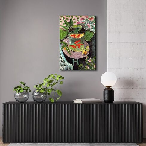 Wieco Art Canvas Wall Art Goldfish بواسطة Henri Matisse Colorism جمالية مجردة قماش يطبع لديكور الحائط وديكورات المكاتب المنزلية in Saudi Arabia