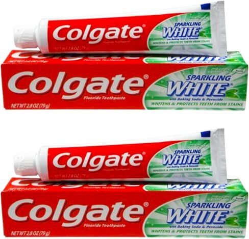Colgate Sparkling White Mint Zing 2.8 Oz Travel Size (2 Pack) in Saudi Arabia