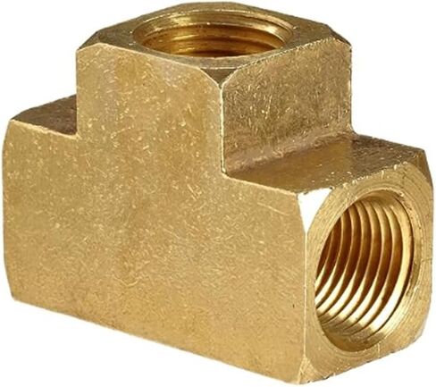 Brass Female Tee, 1/8" Female x 1/8" Female x 1/8" Female NPT in Saudi Arabia