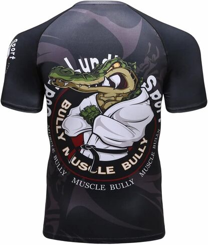 Red Plume Men's Compression Sports Fitness Short Sleeve Training Base Layers Shirt in Saudi Arabia