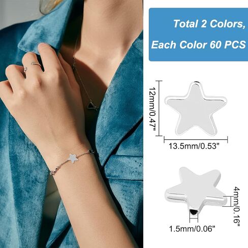 PH PandaHall 40pcs Heart Beads Spacer, Love Heart Spacers Gold Platinum Brass Metal Loose Beads for Valentine's Day Wedding Mothers’ Day Jewelry Bracelet Necklace Making in Kuwait