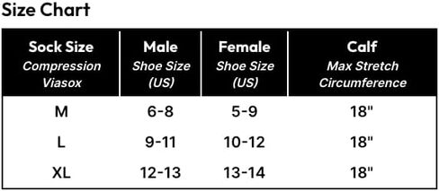 جوارب ضاغطة من Viasox للنساء والرجال، جوارب عالية للركبة 12-15 مم زئبق، تدعم الدورة الدموية للطيران، والسفر، يوميًا، وأعماق البحار in Kuwait