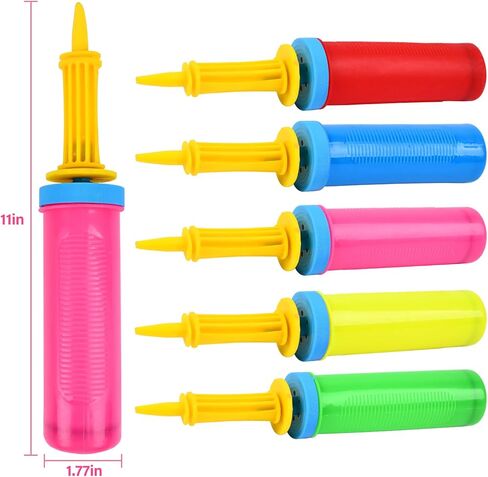 2 Pack Balloon Pump Handheld,2 Way Dual Action, Easy to Use Sturdy Balloon Pumps Handheld Inflator Pump for Birthday Balloon,Party Decoration in Saudi Arabia