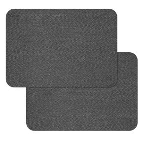 Lusofie 2 Pcs Canvas Repair Patch Self-Adhesive Fabric Repair Patch 11 X 8inch Waterproof Canvas Repair Kit for Sofas, Tents, Furniture, Car Seats, Lounge Chairs, Awnings (Black)