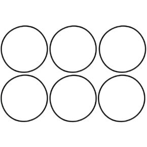 AppliaFit O-Rings Compatible with Whirlpool WHKF-DWHBB, WHKF-C9 and American Plumber W10-PR, W10-OR Water Filter Housings (6-Pack)