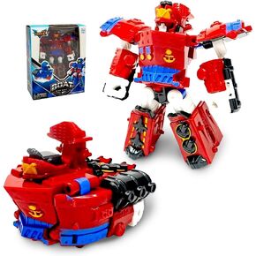 Kids Alloy Transforming Robot Construction Toys 2 in 1 Set