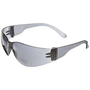Gateway Safety 46MM20 StarLite MAG Safety Glasses, 2.0 Diopter Magnification, Clear In/Out Mirror Lens, Clear Temple, 5.6 x 1.7 inch