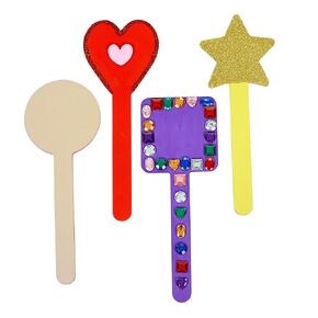 Colorations Wooden Flower Pot Picture Frames, Great Craft Project for Kids, Create a Keepsake, 12 Frames, Ideal Mothers Day or Fathers Day Gift, Birthday or Holiday, Personalize & Individually Decorate