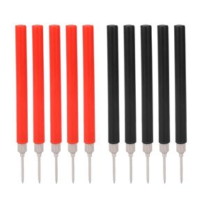 10pcs Test Probe Pins 24A DIY Screw Connection Test Needle for Multimeters, Voltage Testing