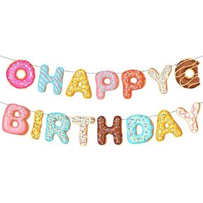 BIEUFBJI Dinosaur Birthday Banner - Dinosaur Theme Birthday Party Decoration Supplies, Indoor Outdoor Hanging Décor Party Ornaments, Set for Kids Birthday Parties