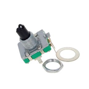 Fielect 360 Degree Rotary Encoder Code Switch Digital Potentiometer EC11 7 Pins 15mm Shaft Height 2Pcs