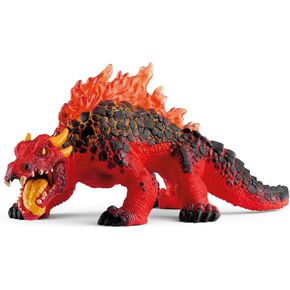 Schleich Eldrador Creatures Mythical Lava Monster - Firey Lava World Posable Lava Smasher Fantasy Action Figure with Posable Arms and Jaw, Highly Durable Toy for Boys and Girls, Gift for Kids Ages 7+