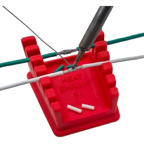 Upgraded Silicone Soldering Stand, Helping Hands Soldering Station, Soldering Wire Holder with 6 Slots - Third Hand Soldering Iron Stand for 32AWG to 12AWG Wires(Only Stand), Dark Grey, 1 Pcs