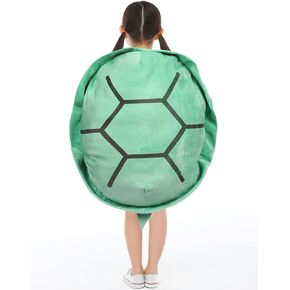 Rruonshully 40 Inch Wearable Turtle Shell Pillows Tortoise Shell Plush Turtle Stuffed Animal Dress Up Cushion Christmas Halloween Costume for Adlut
