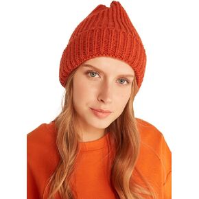 Beanie Hat Knit Winter Flexible Stylish Acrylic Warm