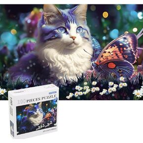 100 Piece Puzzle,Jigsaw Puzzles 100 Pieces 100 Piece Adult Children Puzzles Suitable for Adults Children (100 PCS, C0001)