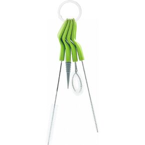 Full Circle Little Sipper Bottle & Straw Cleaner, One Size, Grey