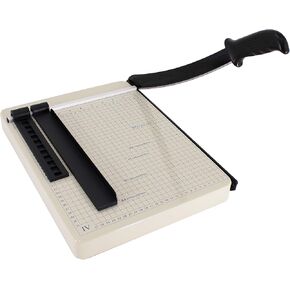 TEXALAN(R) Paper Cutter 12" x 10" Metal Base Trimmer Scrap Booking Guillotine Blade