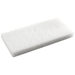 AmazonCommercial Polyethylene Terephthalate Utility Pad, White, 20-Pack, 4.5 x 1 x 10 inches