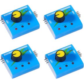 6pcs RC Servo Tester 3CH Digital Multi ECS CCPM Consistency Speed Controller Checker Adjustment Steering Gear CCPM Master Checker Tester for RC Plane Boats Cars