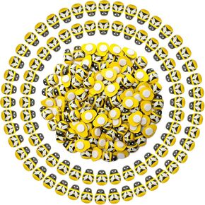 200pcs Wooden Bees Ladybugs Embellishments for Crafts,Self-Adhesive Bee Bumble for Home Decoration Tiny Ladybug Ornaments,Honey Bee Wall Decor Stickers for DIY Card Making Scrapbooking