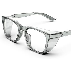 TOREGE Safety Glasses For Men,Clear Anti-Fog Anti-Blue Light Safety Goggles Scratch Resistant For Women Nurse