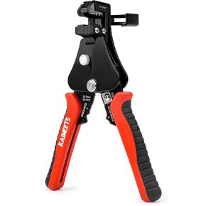 KAIWEETS Automatic Wire Stripper/Wire Cutter, 3 in 1 Adjustable Wire Stripper Tool for 8-24 AWG Solid and Stranded Electrical Wire | 10-22 AWG Wire Crimping Tool