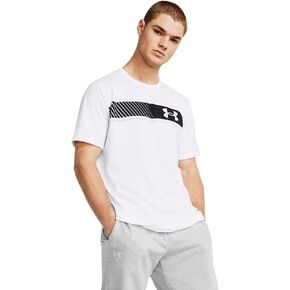 Under Armour Men's Left Chest Stripe Short Sleeve T Shirt