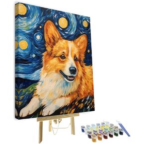 TUMOVO Deer DIY Paint by Number Flower Paint by Numbers for Adults Wild Animals Paint by Numbers Kids on Canvas Colorful Forest Paint by Numbers for Beginner Oil Painting Kits Gift 16x20inch