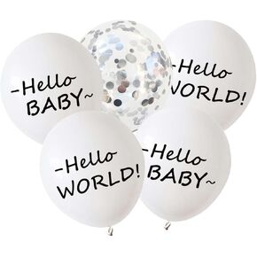 Welcome Home Baby Boy Letter Balloon Banner with Star Foil Balloons for Newborn Baby Boy Baby Shower Welcome Home Family Party Decorations(Blue)