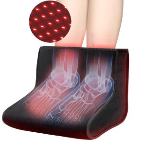 New Red Light Therapy for Feet, Dual Wavelength 160 LEDs for Foot Pain Relief, Adjustable Power and Time Controller.