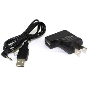 Shibari Mini Halo Replacement Charge Cable and Wall Adapter (Black)