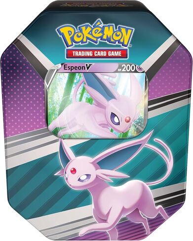 Pokémon TCG: V Heroes Tin Espeon (1 Foil Card & 4 Booster Packs),Single,Multicolor in Saudi Arabia