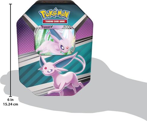 Pokémon TCG: V Heroes Tin Espeon (1 Foil Card & 4 Booster Packs),Single,Multicolor in Saudi Arabia
