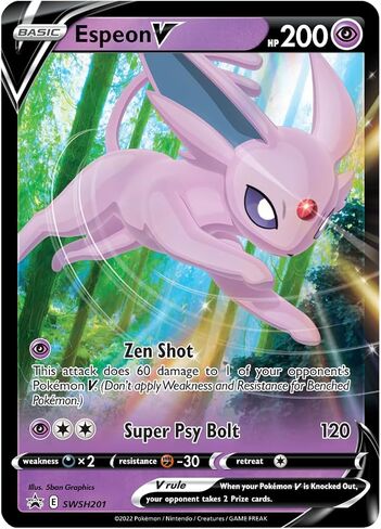Pokémon TCG: V Heroes Tin Espeon (1 Foil Card & 4 Booster Packs),Single,Multicolor in Saudi Arabia