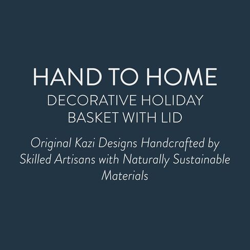 كازي سلة ديكور صغيرة بغطاء من السيزال المنسوج يدوياً، صديقة للبيئة، (أزرق) in Kuwait