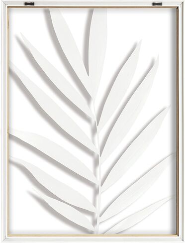 Kate and Laurel Blake Botanical 5F Framed Printed Glass Wall Art by Amy Peterson Art Studio, 18x24 Natural, Modern Wall Decor Inspired by Nature in Saudi Arabia