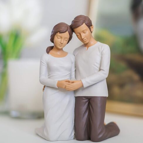 Husband & Wife Praying Couple Kneeling Statue Sculpture - Husband Wife Gifts, Couples Gift Ideas, Married Couples Gift Ideas, Soulmate Gifts, Wedding Gifts, Engagement Gift in Saudi Arabia