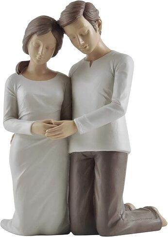 Husband & Wife Praying Couple Kneeling Statue Sculpture - Husband Wife Gifts, Couples Gift Ideas, Married Couples Gift Ideas, Soulmate Gifts, Wedding Gifts, Engagement Gift in Saudi Arabia