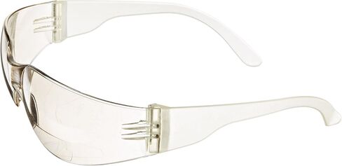 Gateway Safety 46MM20 StarLite MAG Safety Glasses, 2.0 Diopter Magnification, Clear In/Out Mirror Lens, Clear Temple, 5.6 x 1.7 inch in Kuwait