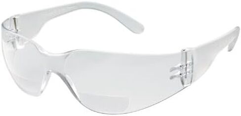 Gateway Safety 46MM20 StarLite MAG Safety Glasses, 2.0 Diopter Magnification, Clear In/Out Mirror Lens, Clear Temple, 5.6 x 1.7 inch in Kuwait