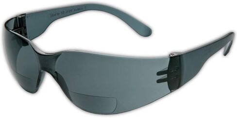 Gateway Safety 46MM20 StarLite MAG Safety Glasses, 2.0 Diopter Magnification, Clear In/Out Mirror Lens, Clear Temple, 5.6 x 1.7 inch in Kuwait