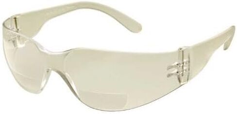 Gateway Safety 46MM20 StarLite MAG Safety Glasses, 2.0 Diopter Magnification, Clear In/Out Mirror Lens, Clear Temple, 5.6 x 1.7 inch in Kuwait