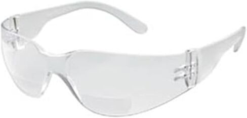 Gateway Safety 46MM20 StarLite MAG Safety Glasses, 2.0 Diopter Magnification, Clear In/Out Mirror Lens, Clear Temple, 5.6 x 1.7 inch in Kuwait