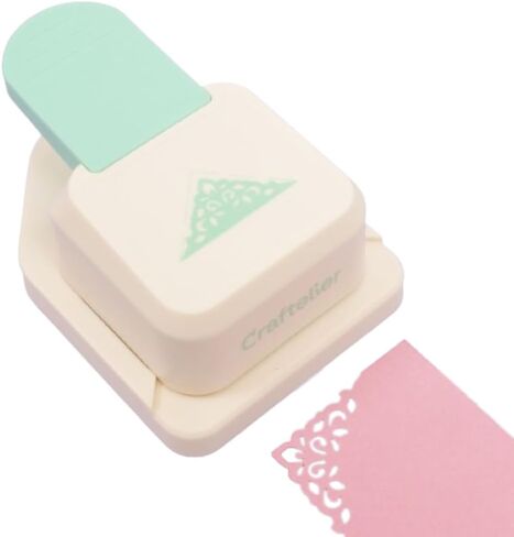 Craftelier - 3 in 1 Tag Corner Punch with Snap Lever for 3 Sizes of Curves on Paper, Cardstock and Photo Paper | Specially for Scrapbooking and Crafting | Curve Sizes: 4 mm, 7 mm and 10 mm in Saudi Arabia