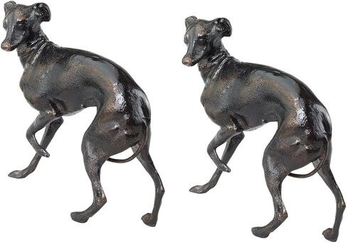 Design Toscano The Loyal Whippet Authentic Foundry Iron Casting in Saudi Arabia