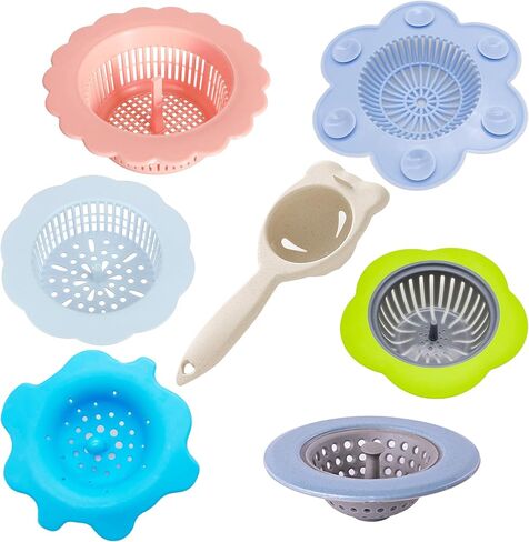 Allazone 37 PCS Acrylic Pouring Art Supplies Kit Acrylic Pouring Strainers Set, 7 PCS Plastic Silicone Paint Pouring Strainers Painting Tools Kits with Paintbrush for DIY Paint in Kuwait
